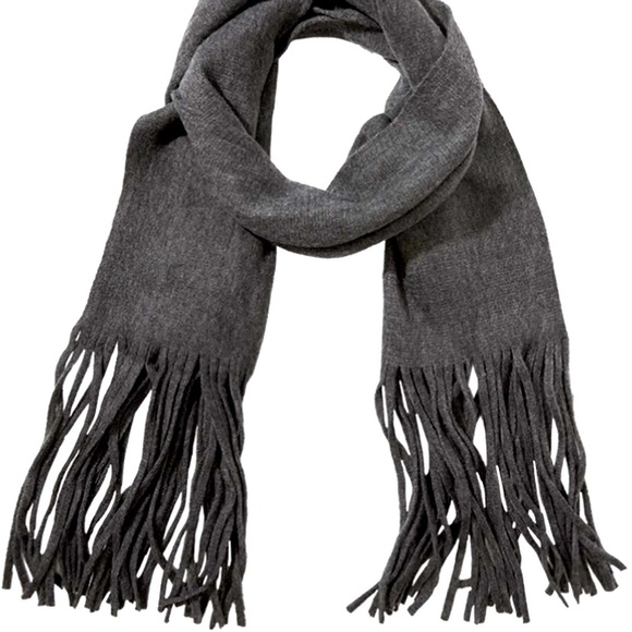 Gray Lucky Brand Solid Brushed Scarf - Picture 1 of 8
